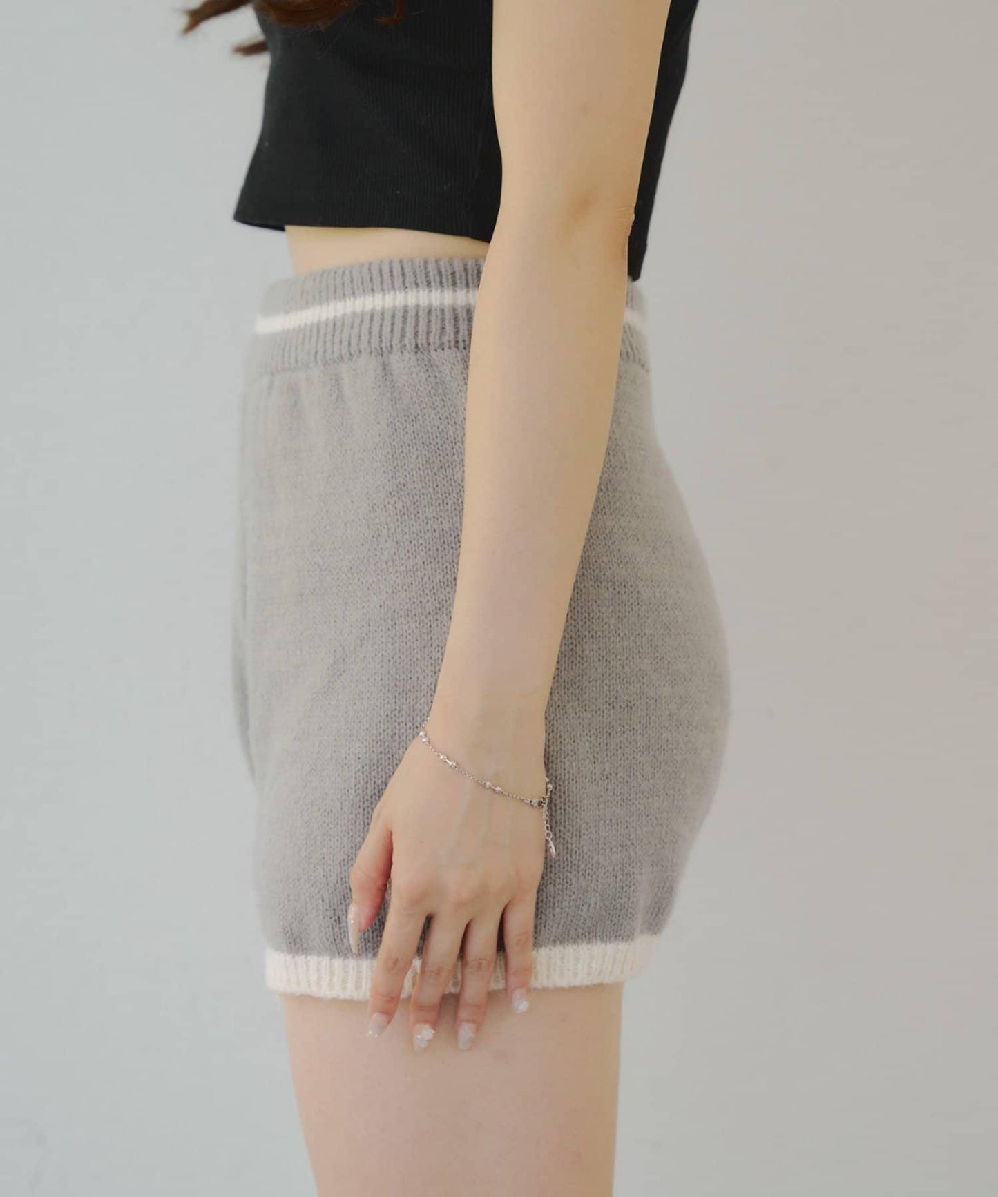 【套裝】拉鍊開衫&針織長褲套裝