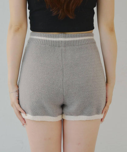 【套裝】拉鍊開衫&針織長褲套裝