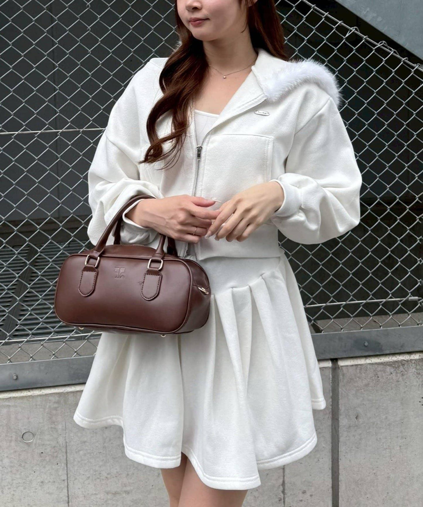 【上下套裝】毛絨連帽衫套裝