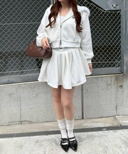 【上下套裝】毛絨連帽衫套裝