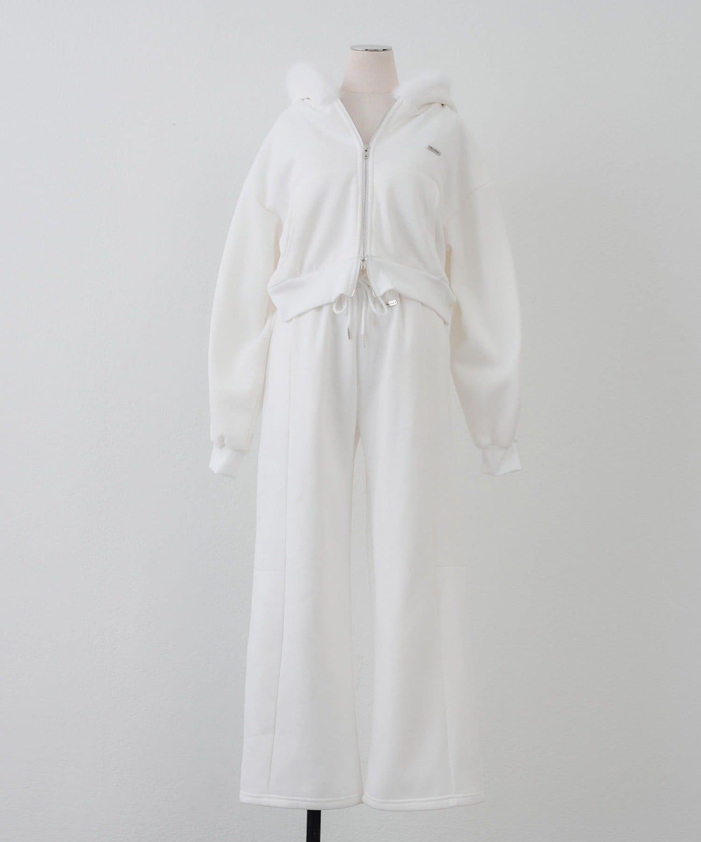 【上下套裝】毛絨連帽衫套裝