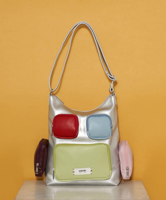 【GRAIN/グレイン】多口袋單肩包