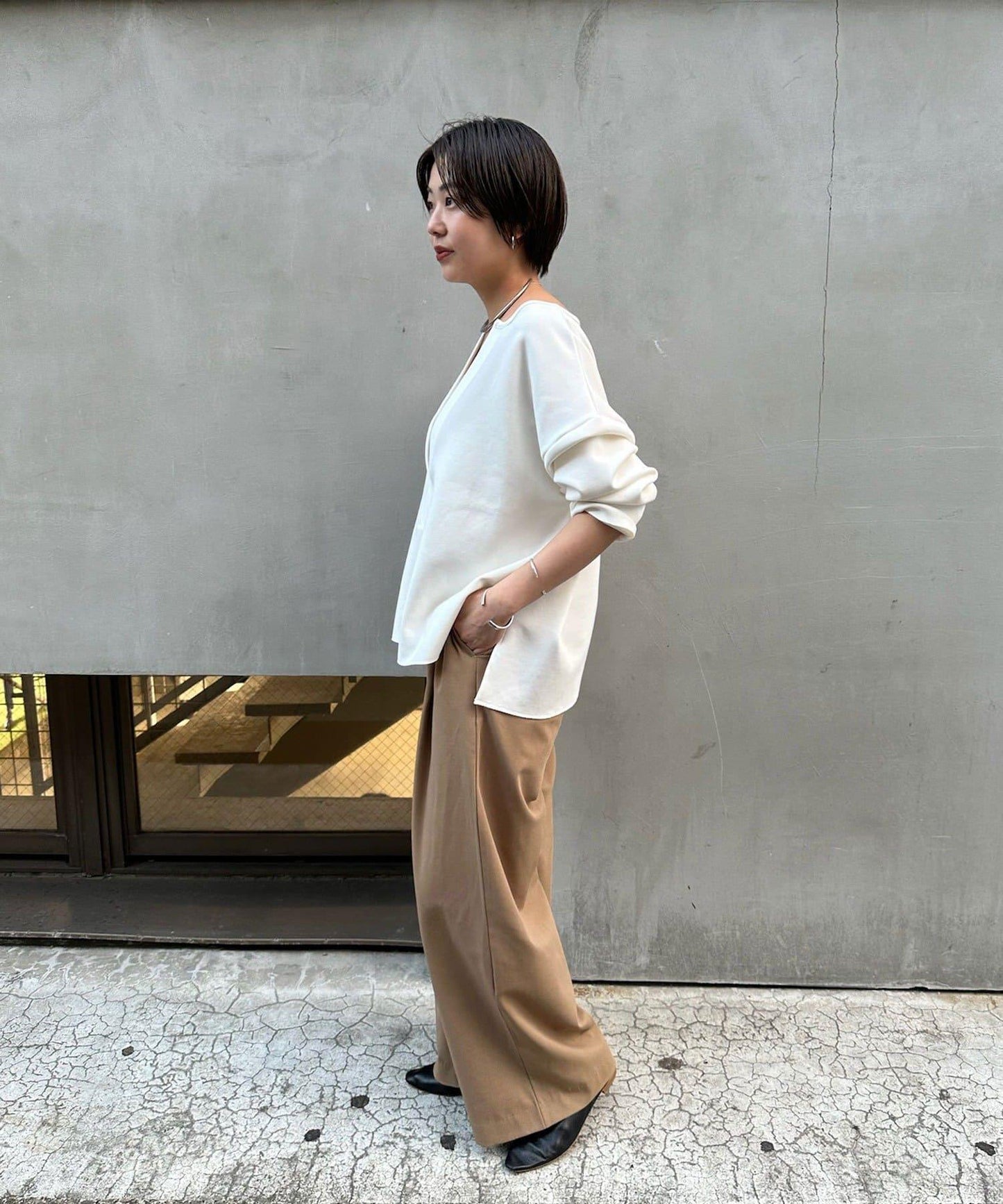 【與網紅@tsuru00聯名】【人氣飆升！】3褶西裝休閒褲