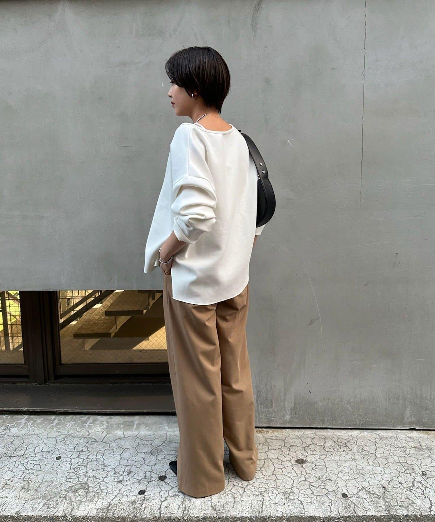 【與網紅@tsuru00聯名】【人氣飆升！】3褶西裝休閒褲