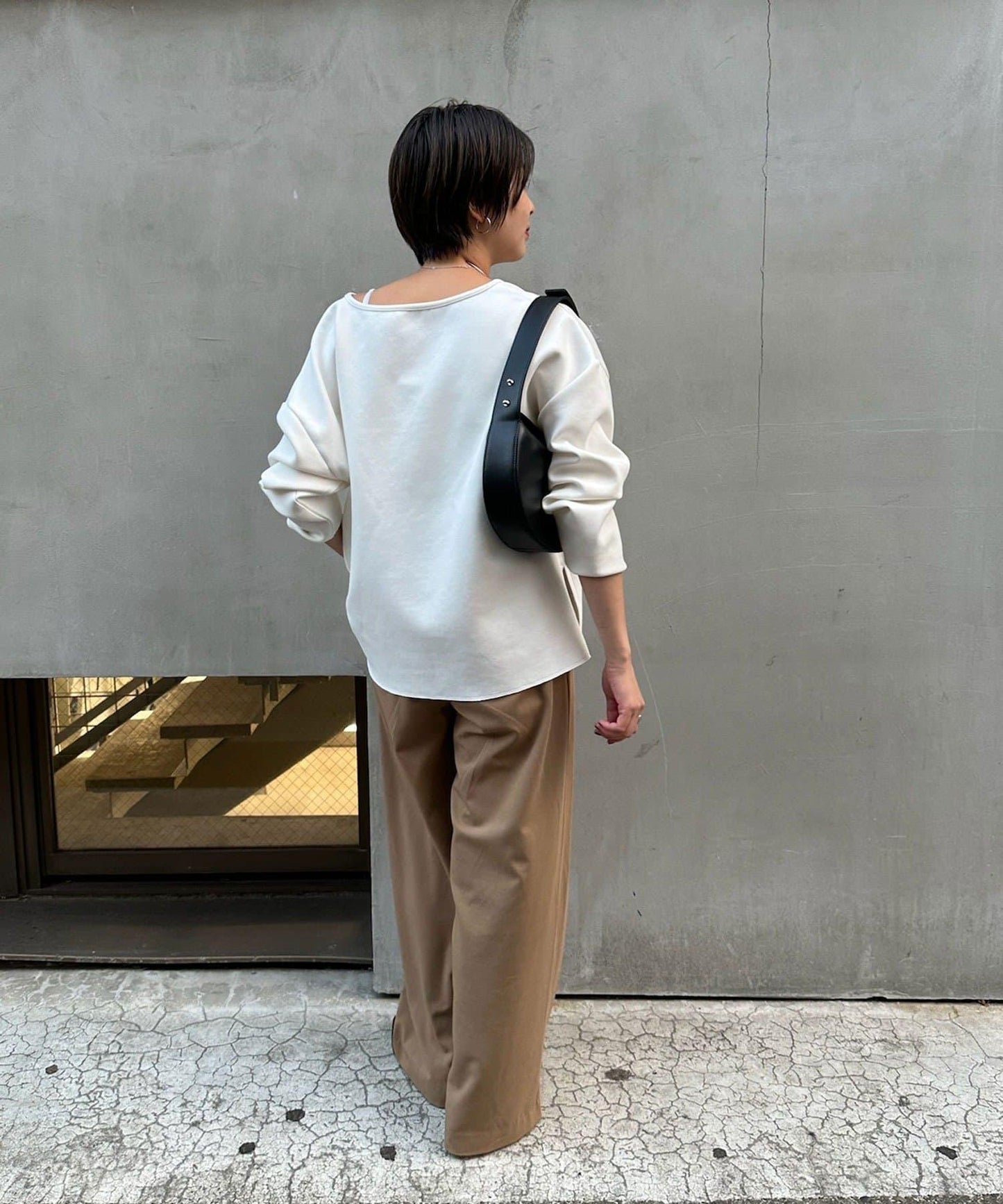 【與網紅@tsuru00聯名】【人氣飆升！】3褶西裝休閒褲