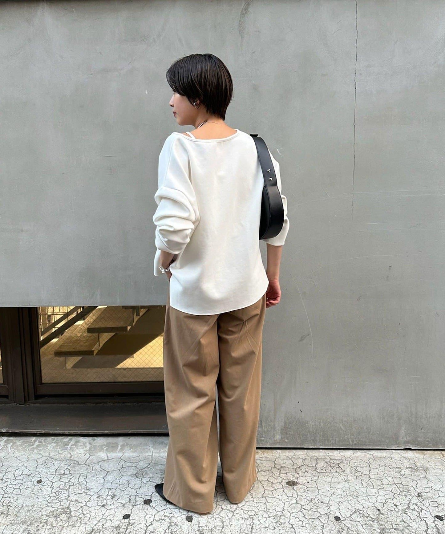 【與網紅@tsuru00聯名】【人氣飆升！】3褶西裝休閒褲