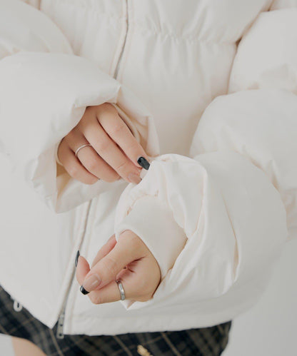 【贈品活動對象】可拆卸毛絨中長款寬鬆棉服