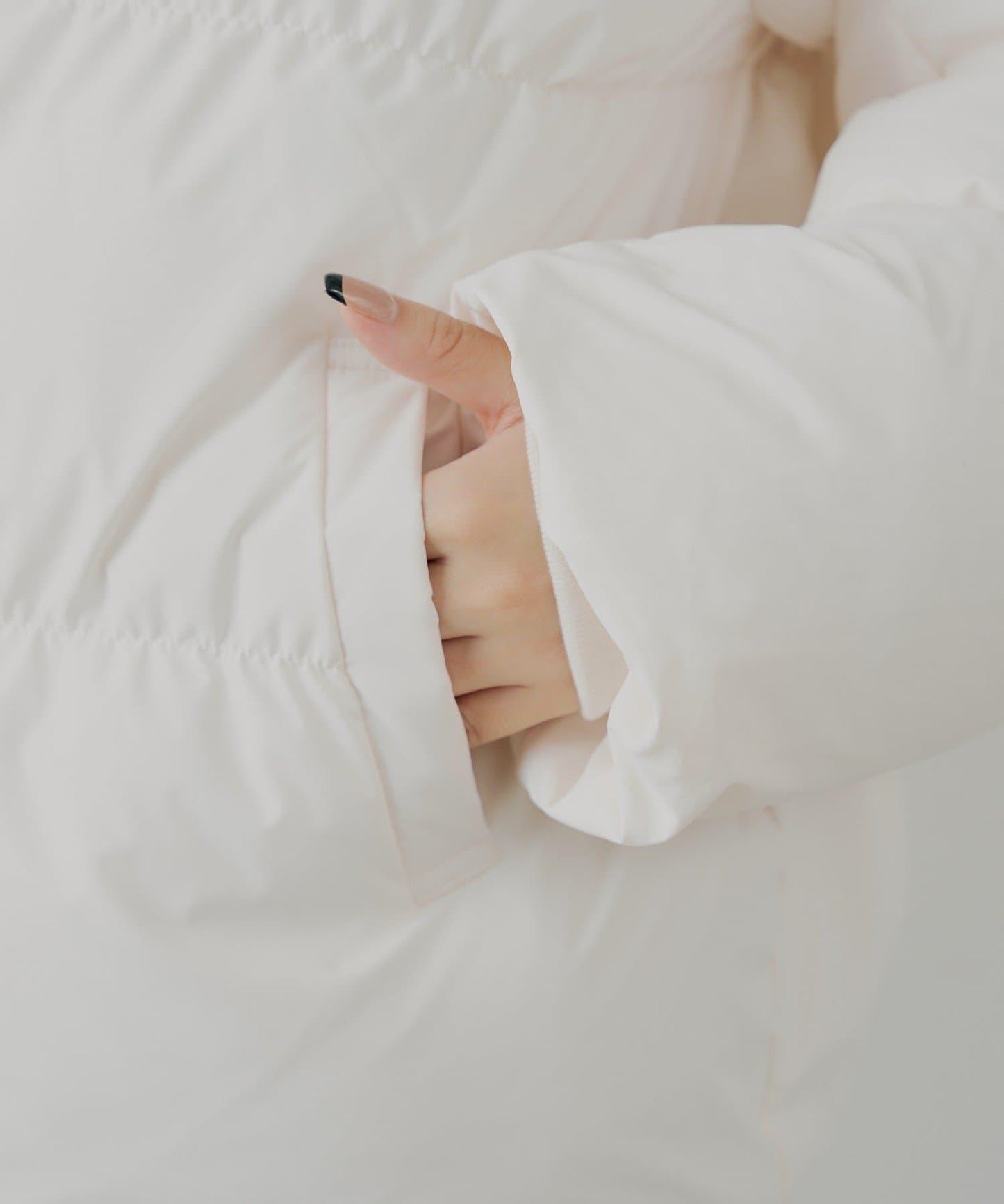 【贈品活動對象】可拆卸毛絨中長款寬鬆棉服