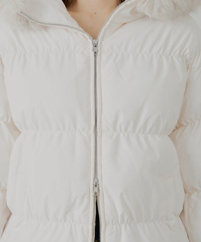 【贈品活動對象】可拆卸毛絨中長款寬鬆棉服