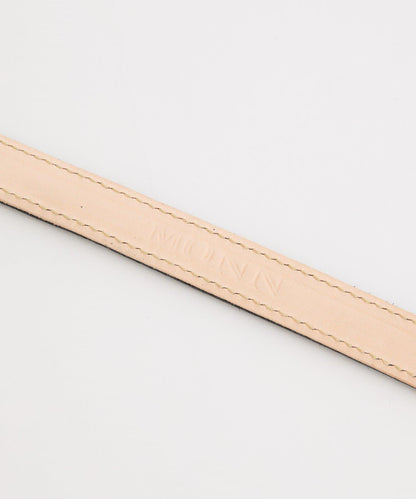 【優雅光澤感】漆皮腰帶