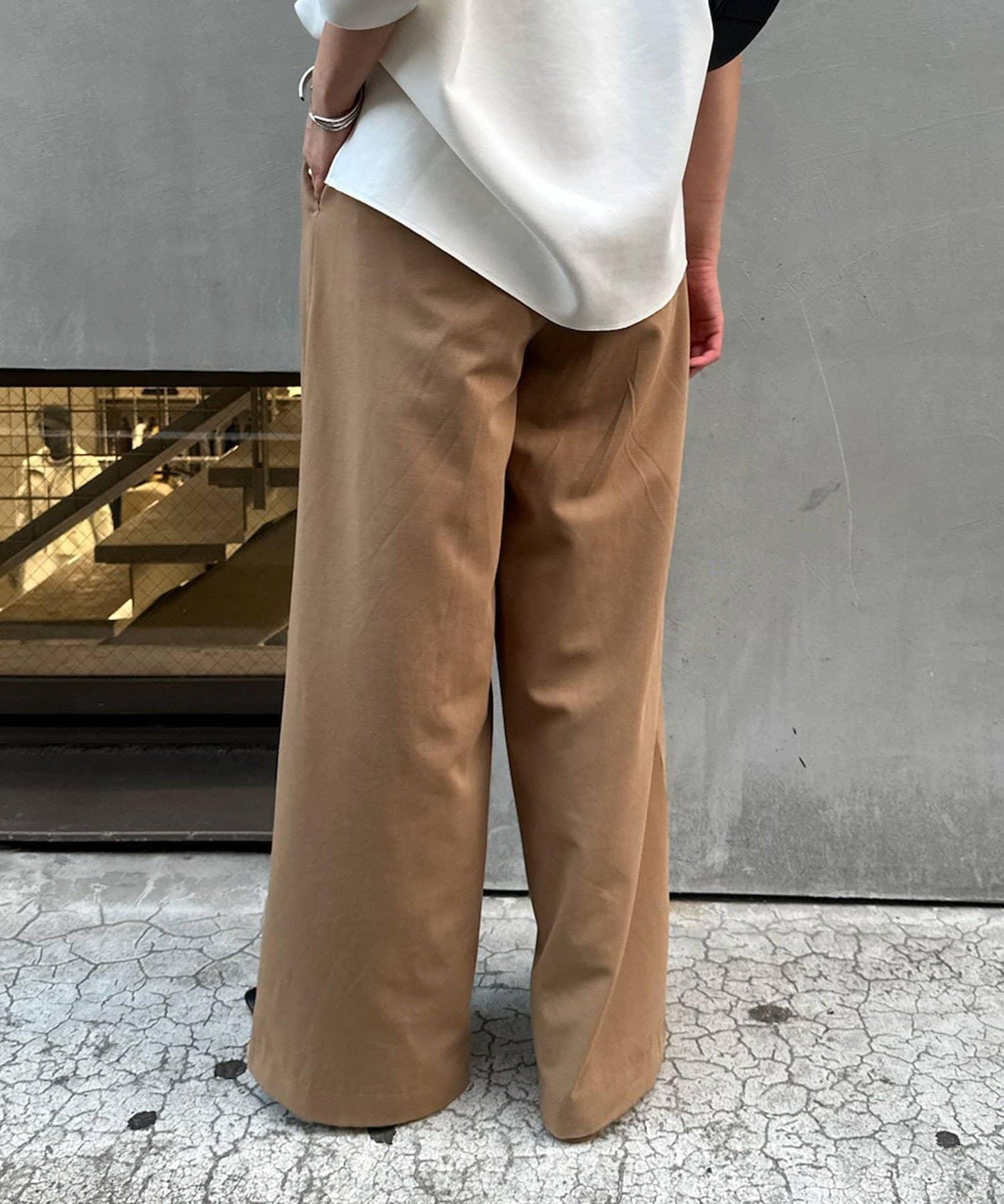 【與網紅@tsuru00聯名】【人氣飆升！】3褶西裝休閒褲