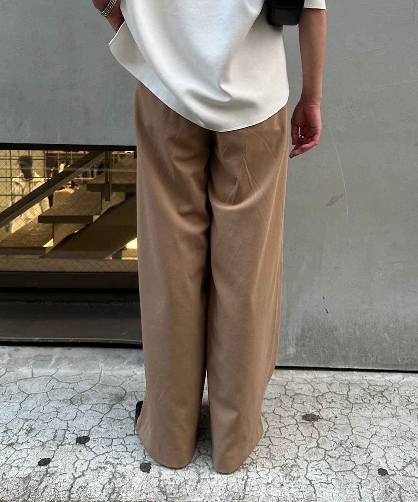 【與網紅@tsuru00聯名】【人氣飆升！】3褶西裝休閒褲