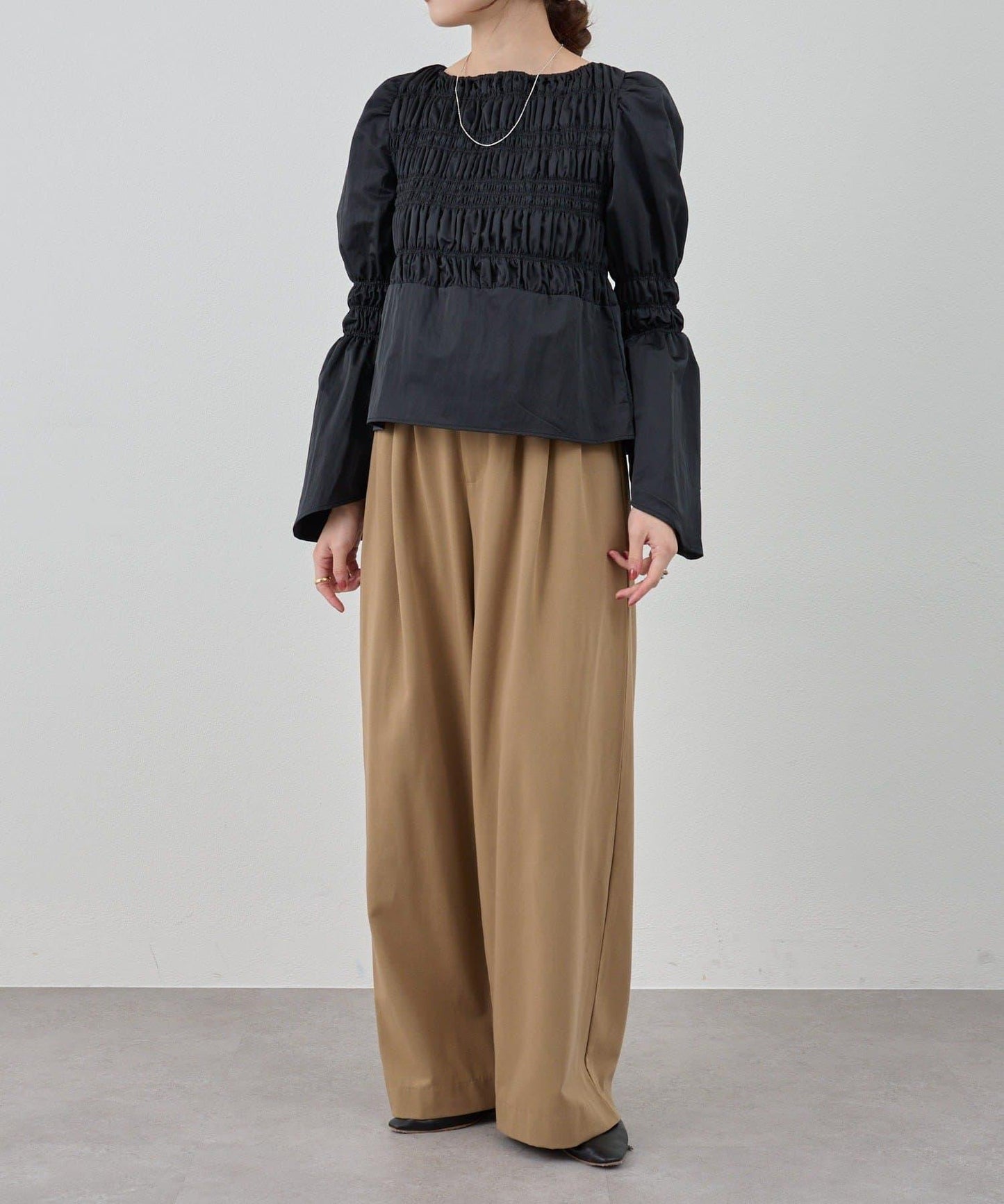 【與網紅@tsuru00聯名】【人氣飆升！】3褶西裝休閒褲