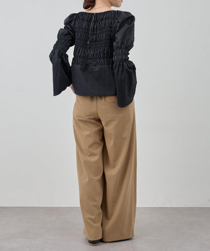 【與網紅@tsuru00聯名】【人氣飆升！】3褶西裝休閒褲