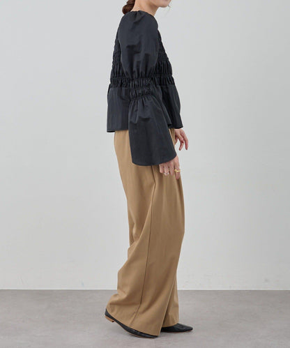 【與網紅@tsuru00聯名】【人氣飆升！】3褶西裝休閒褲