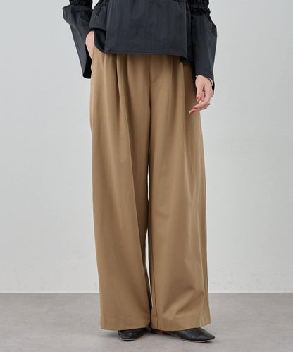 【與網紅@tsuru00聯名】【人氣飆升！】3褶西裝休閒褲