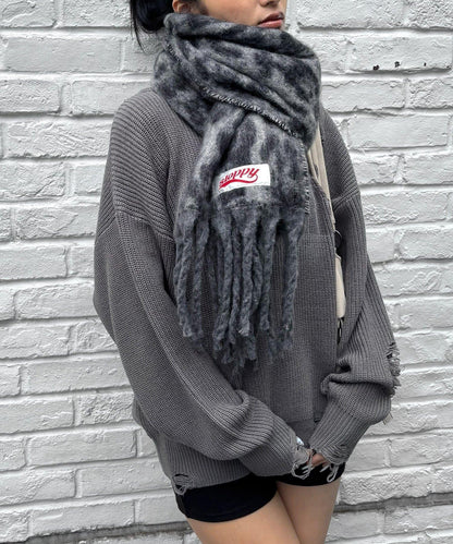 SLOPPY豹紋圍巾