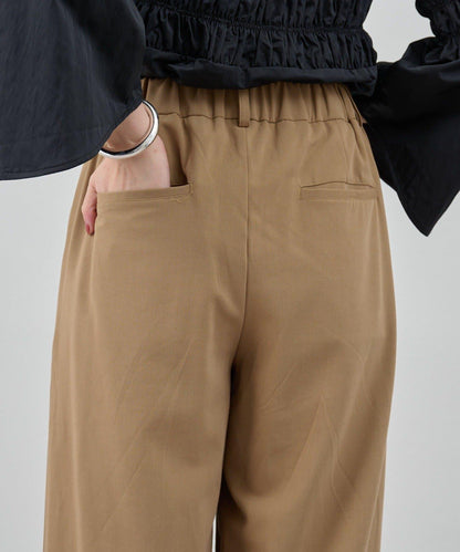 【與網紅@tsuru00聯名】【人氣飆升！】3褶西裝休閒褲