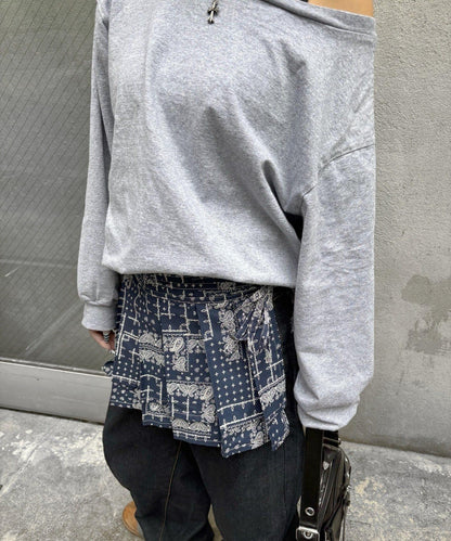 百褶包裹腰帶