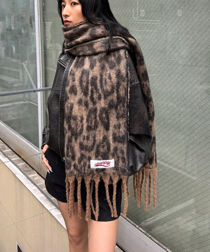 SLOPPY豹紋圍巾