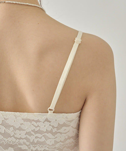 帶胸墊蕾絲吊帶背心