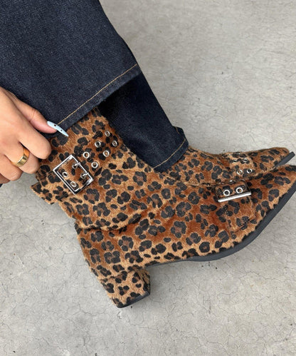 【HiNT/ヒント】雙帶短靴