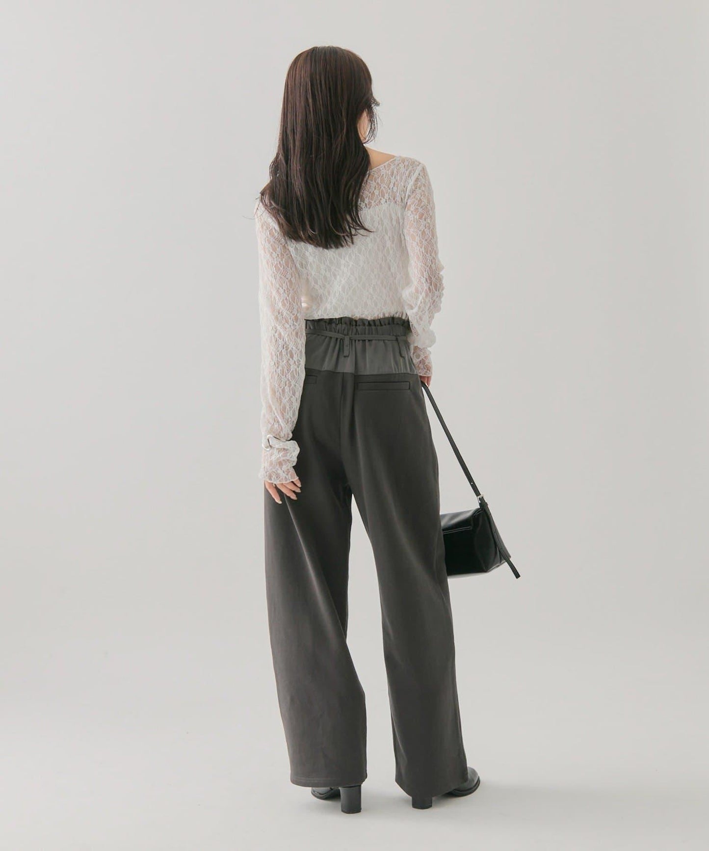 mystic 腰部拼接 休閒衛褲