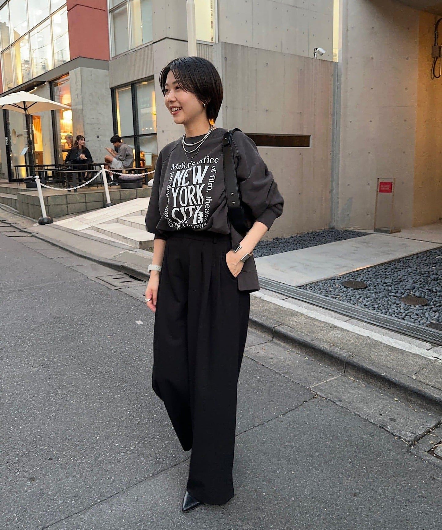 【與網紅@tsuru00聯名】【人氣飆升！】3褶西裝休閒褲