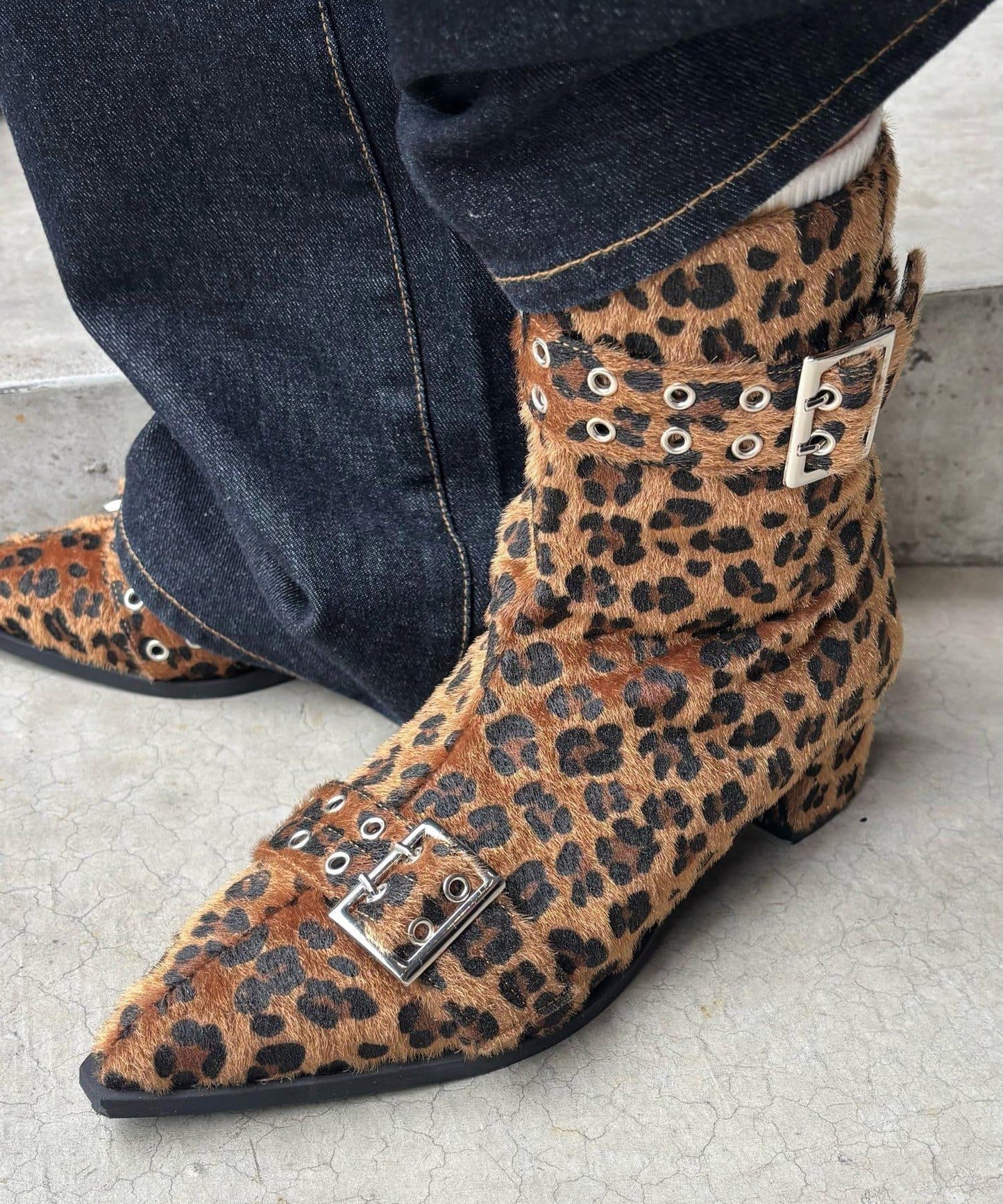 【HiNT/ヒント】雙帶短靴