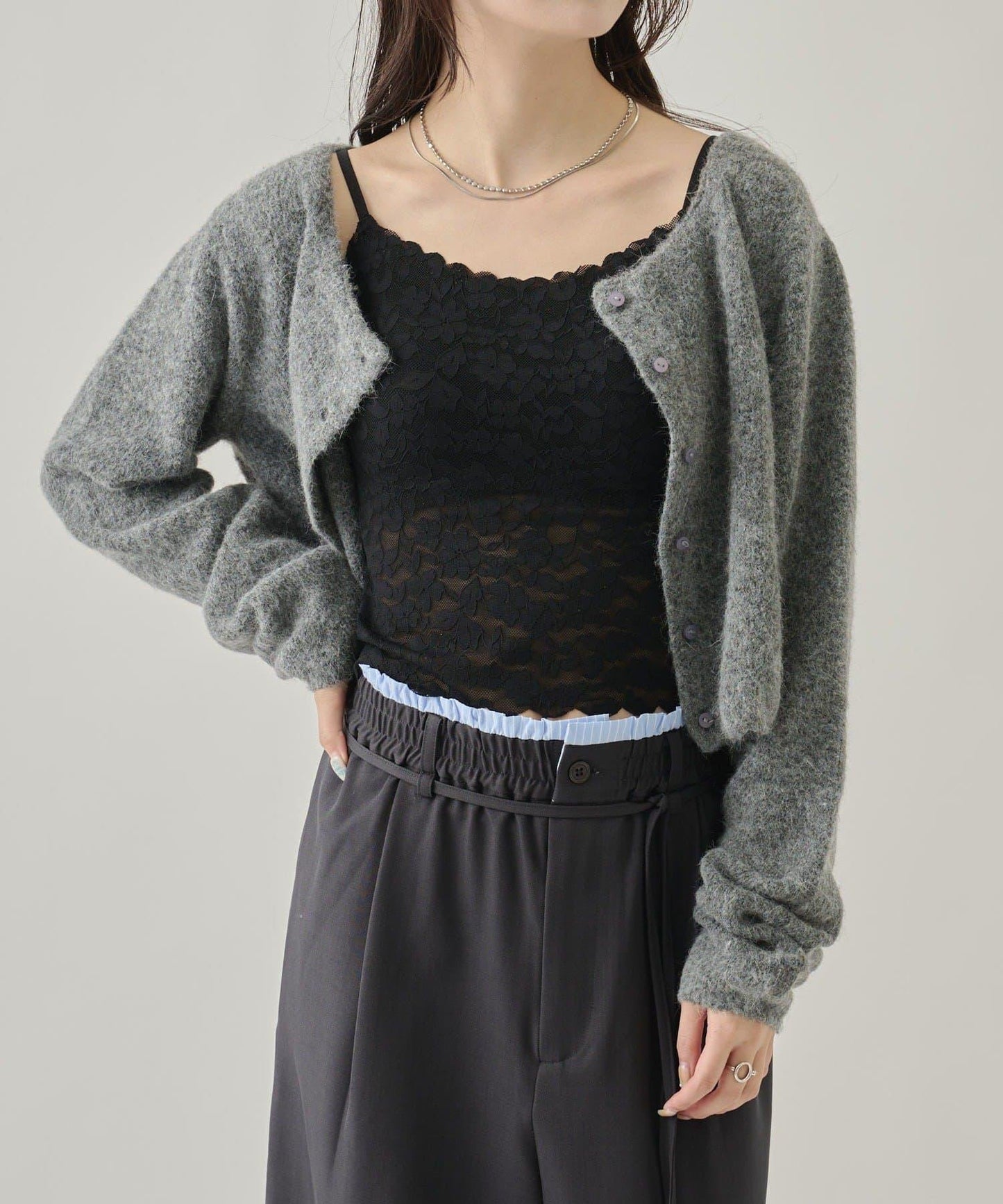 帶胸墊蕾絲吊帶背心