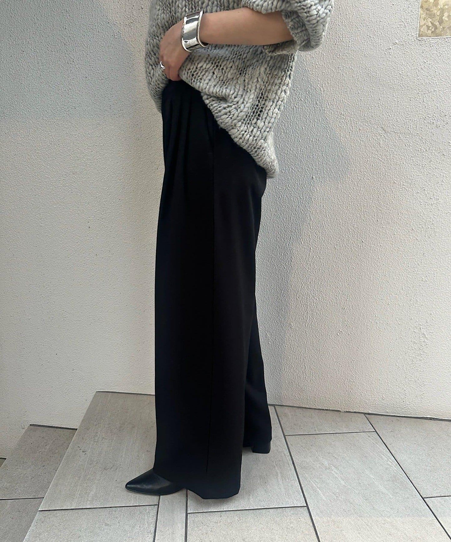 【與網紅@tsuru00聯名】【人氣飆升！】3褶西裝休閒褲