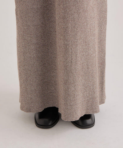 附針織背心連衣裙