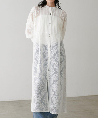 【LARUTA】拼接蕾絲連衣裙