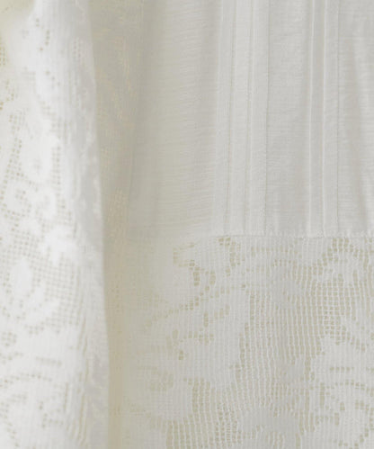 【LARUTA】拼接蕾絲連衣裙