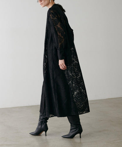 【LARUTA】拼接蕾絲連衣裙