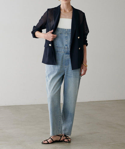 【 LARUTA】金屬紐扣網眼夾克