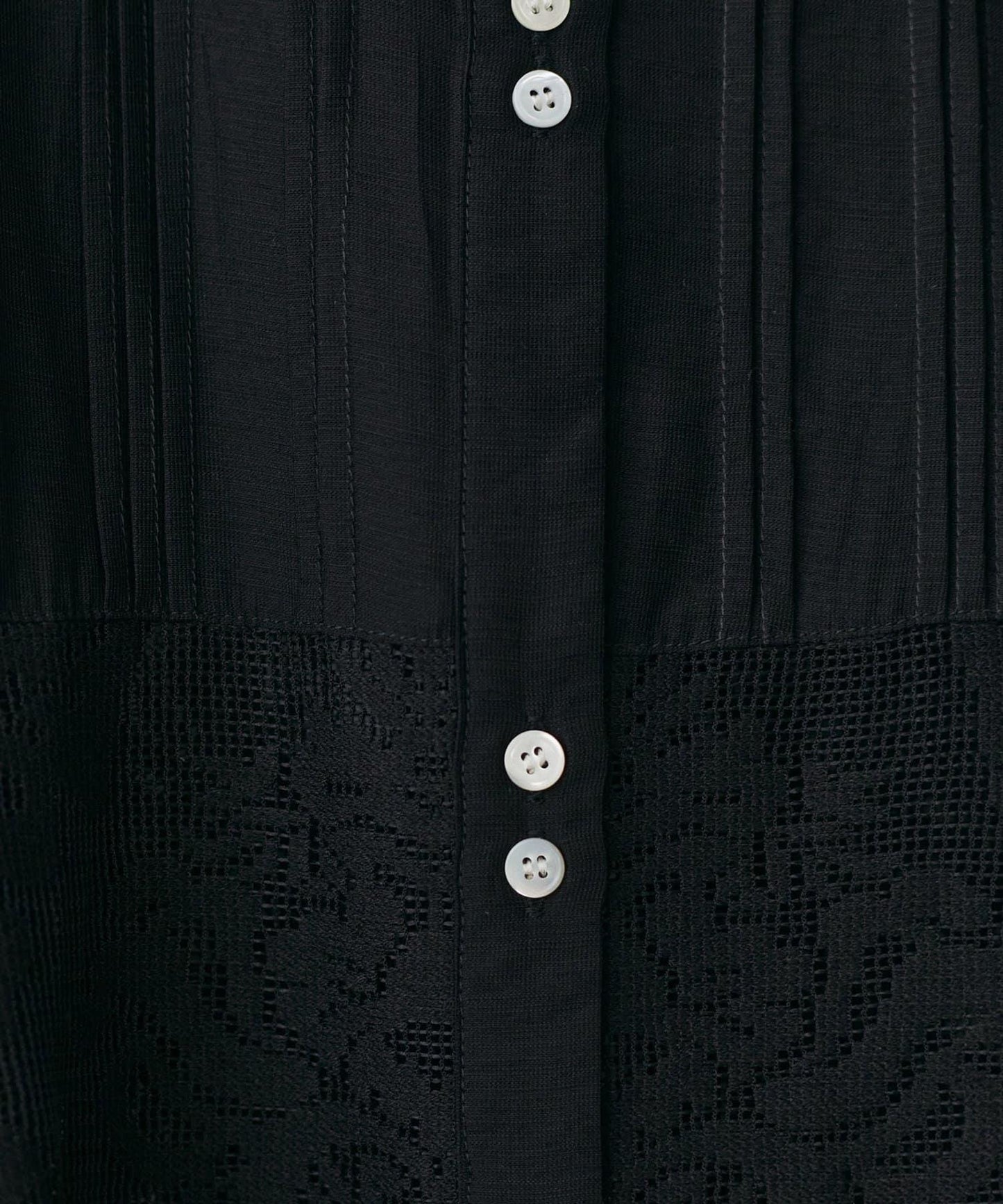 【LARUTA】拼接蕾絲連衣裙