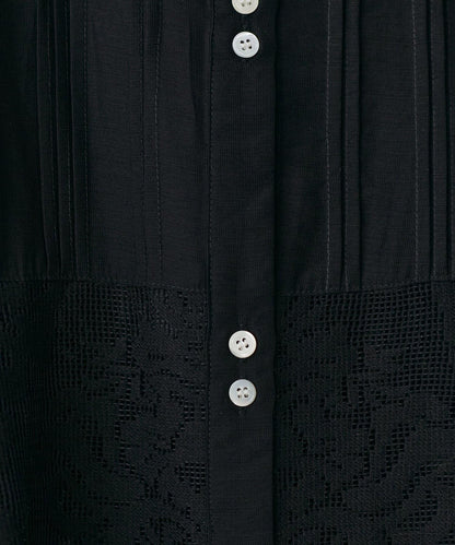 【LARUTA】拼接蕾絲連衣裙