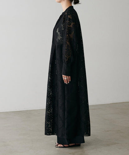 【LARUTA】拼接蕾絲連衣裙