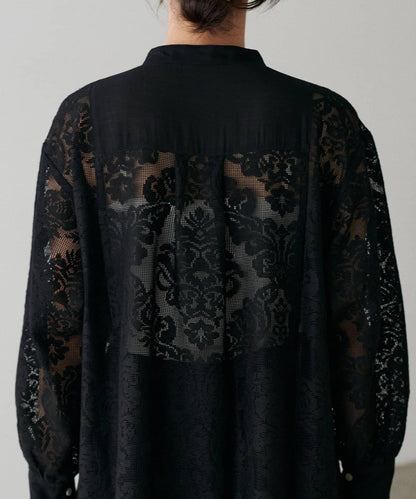 【LARUTA】拼接蕾絲連衣裙