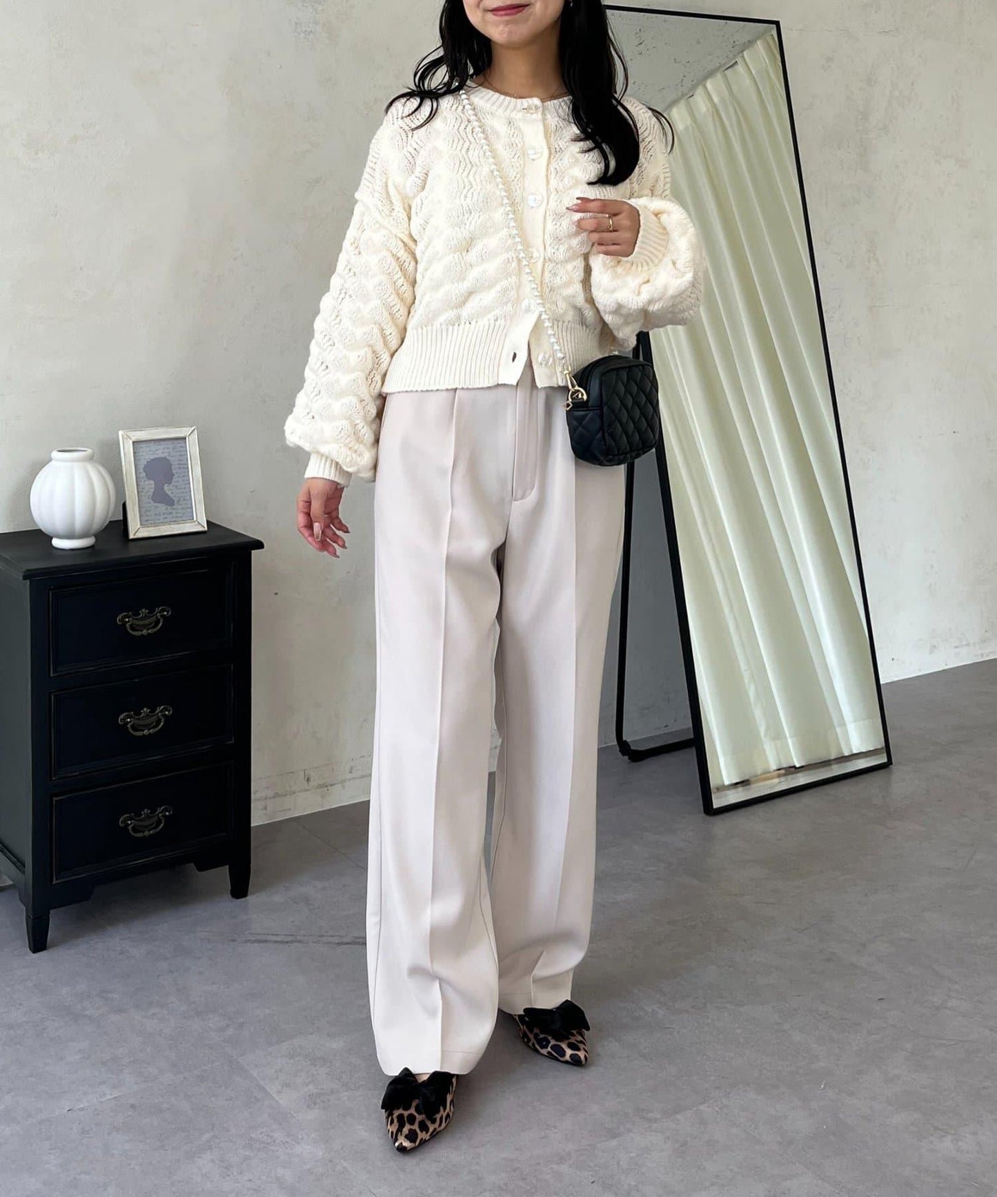 【煥新升級】修身褶皺長褲