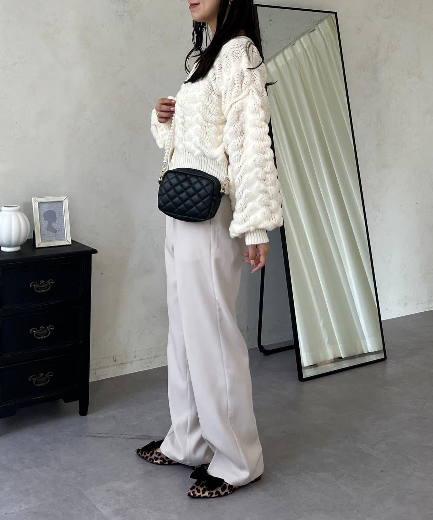 【煥新升級】修身褶皺長褲