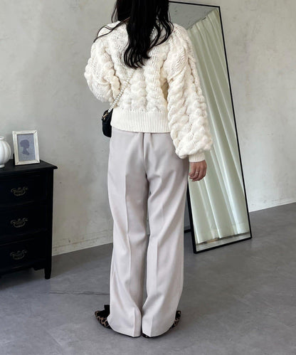 【煥新升級】修身褶皺長褲