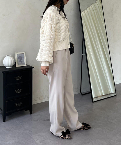 【煥新升級】修身褶皺長褲