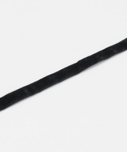 方形吊墜天鵝絨頸圈項鍊