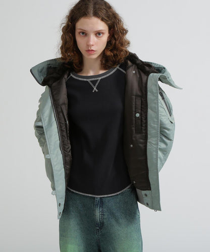 《直営店限定》TAPE褶皺N-2B夾克