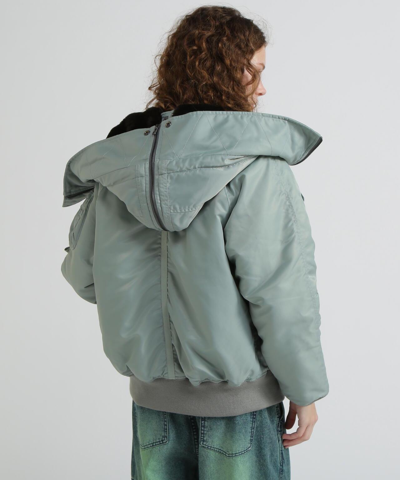 《直営店限定》TAPE褶皺N-2B夾克