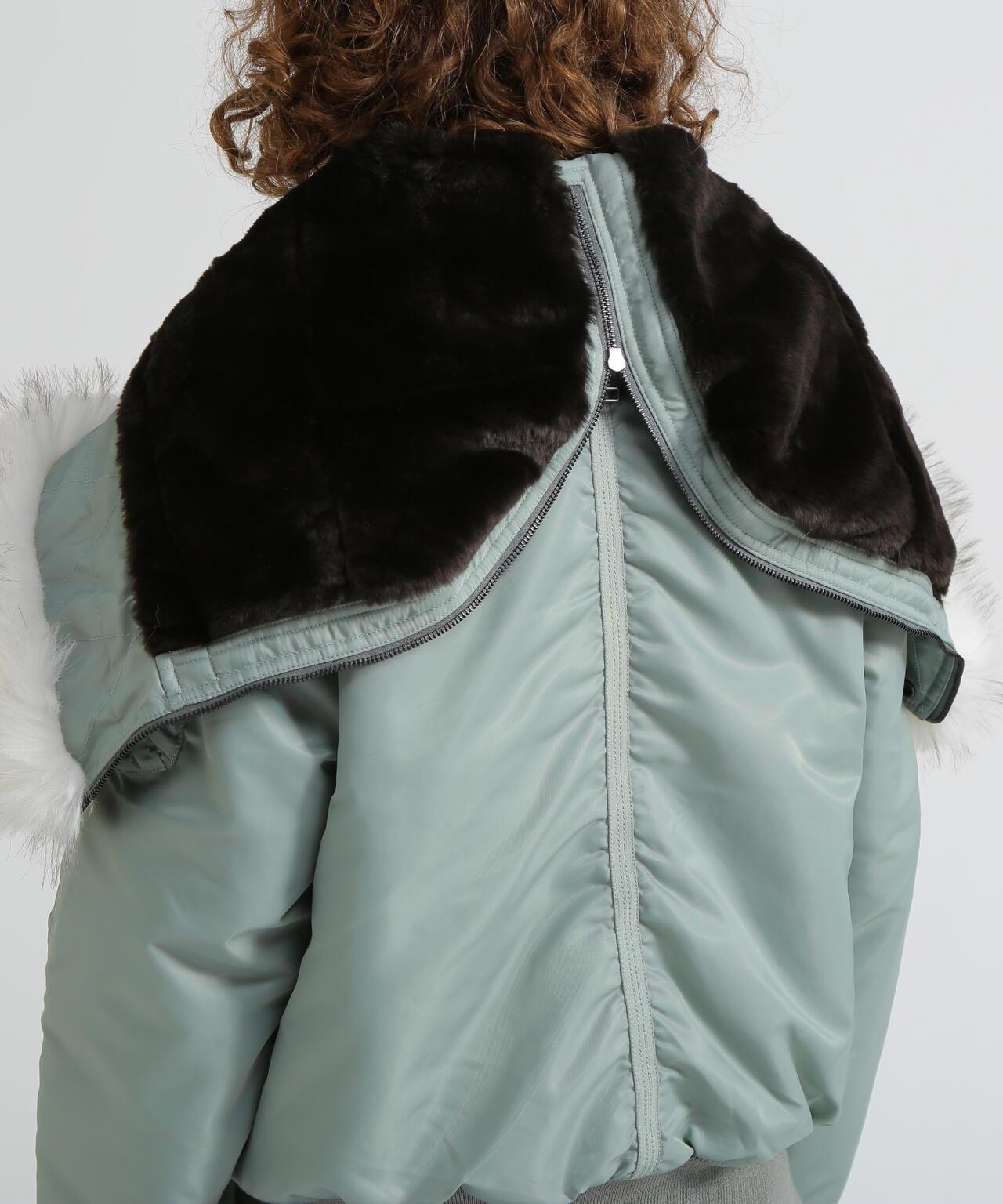 《直営店限定》TAPE褶皺N-2B夾克