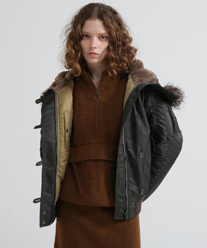 《直営店限定》TAPE褶皺N-2B夾克