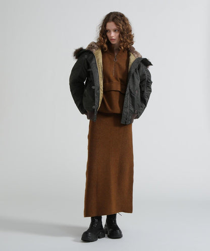 《直営店限定》TAPE褶皺N-2B夾克